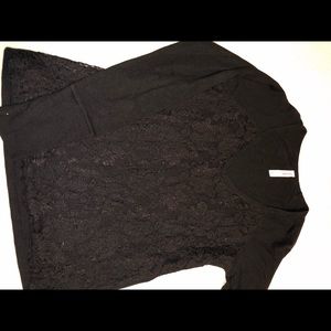 Lace front top
